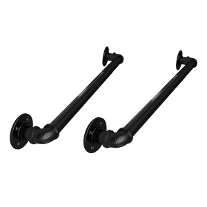 2m Handrail Stair Rail Grab Balustrade Staircase Banister + Installation Kit